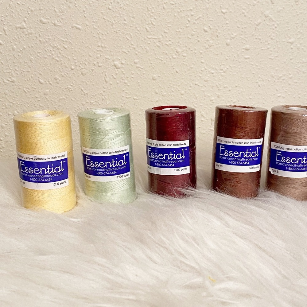 Essential 100% Cotton Satin Finish Thread